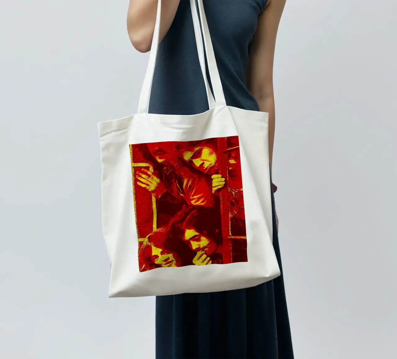 Red Hot Chili Peppers Band Art Jutebeutel von vanhesling