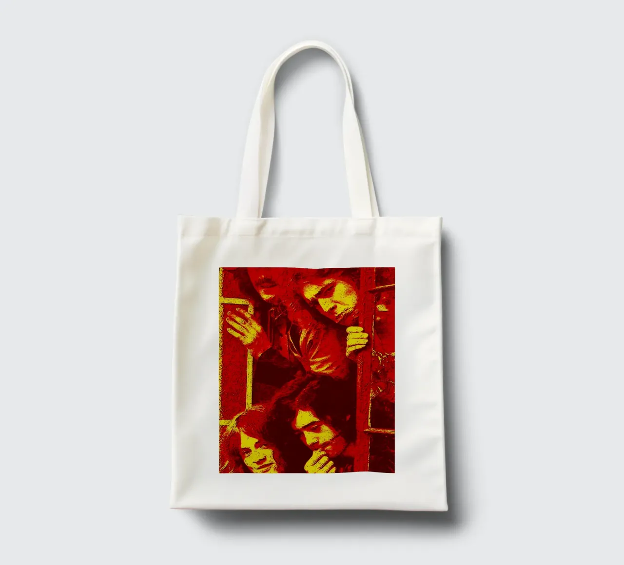 Red Hot Chili Peppers Band Art Jutebeutel von vanhesling