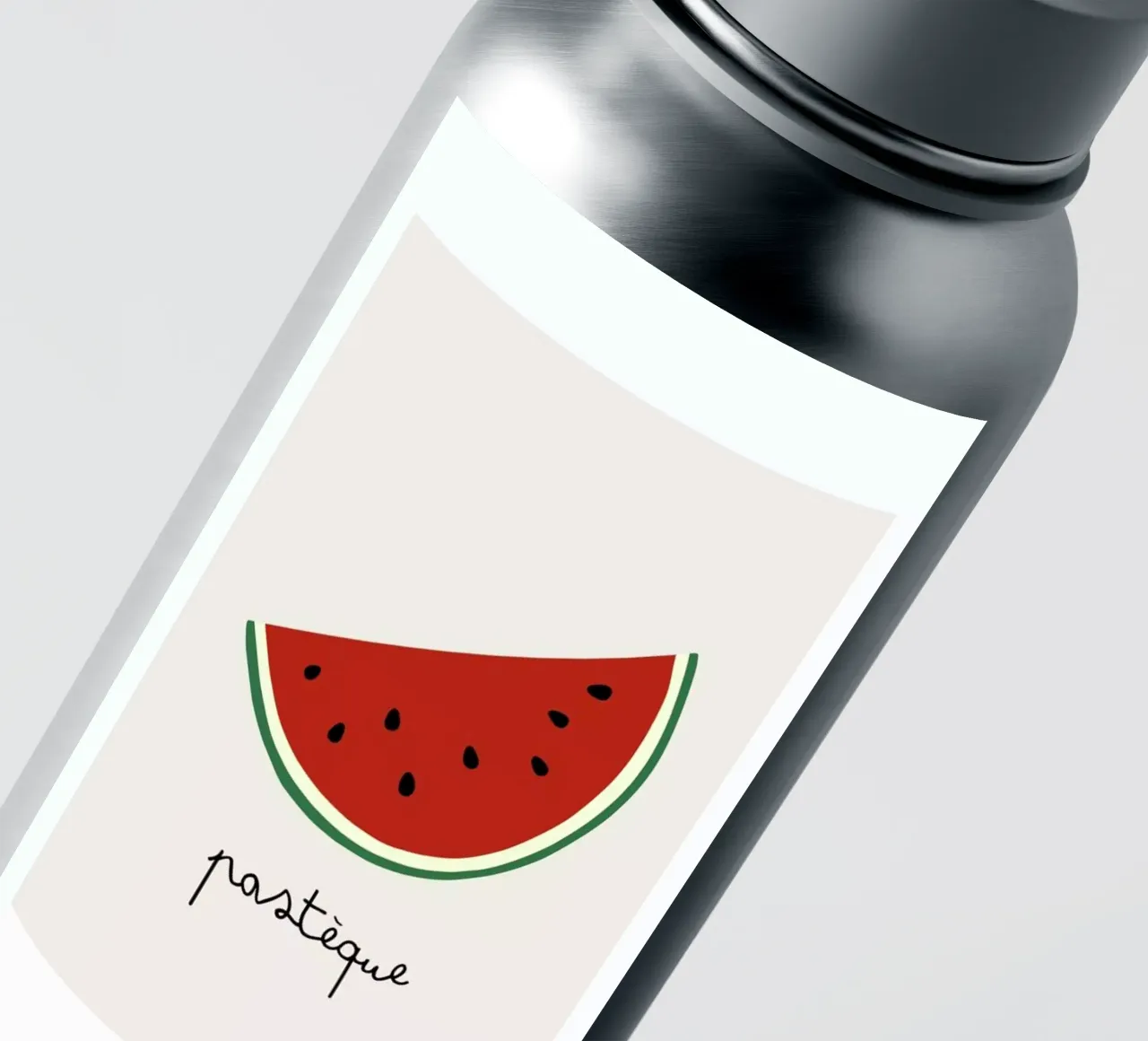 Pasteque sticker van Mottos by Sinan Saydik