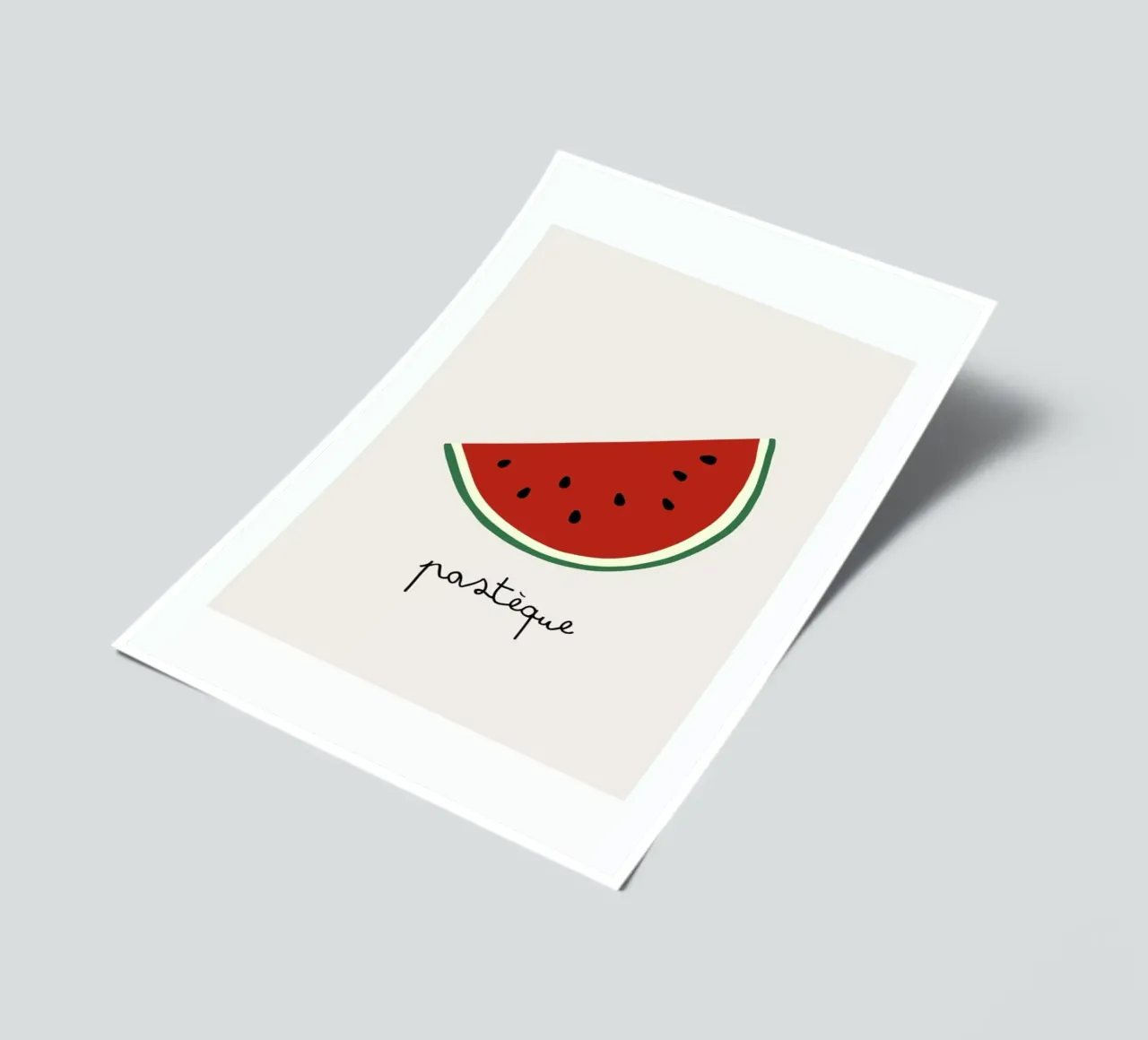 Pasteque stickervel van Mottos by Sinan Saydik