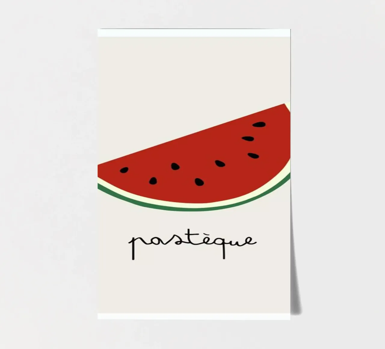 Pasteque stickervel van Mottos by Sinan Saydik