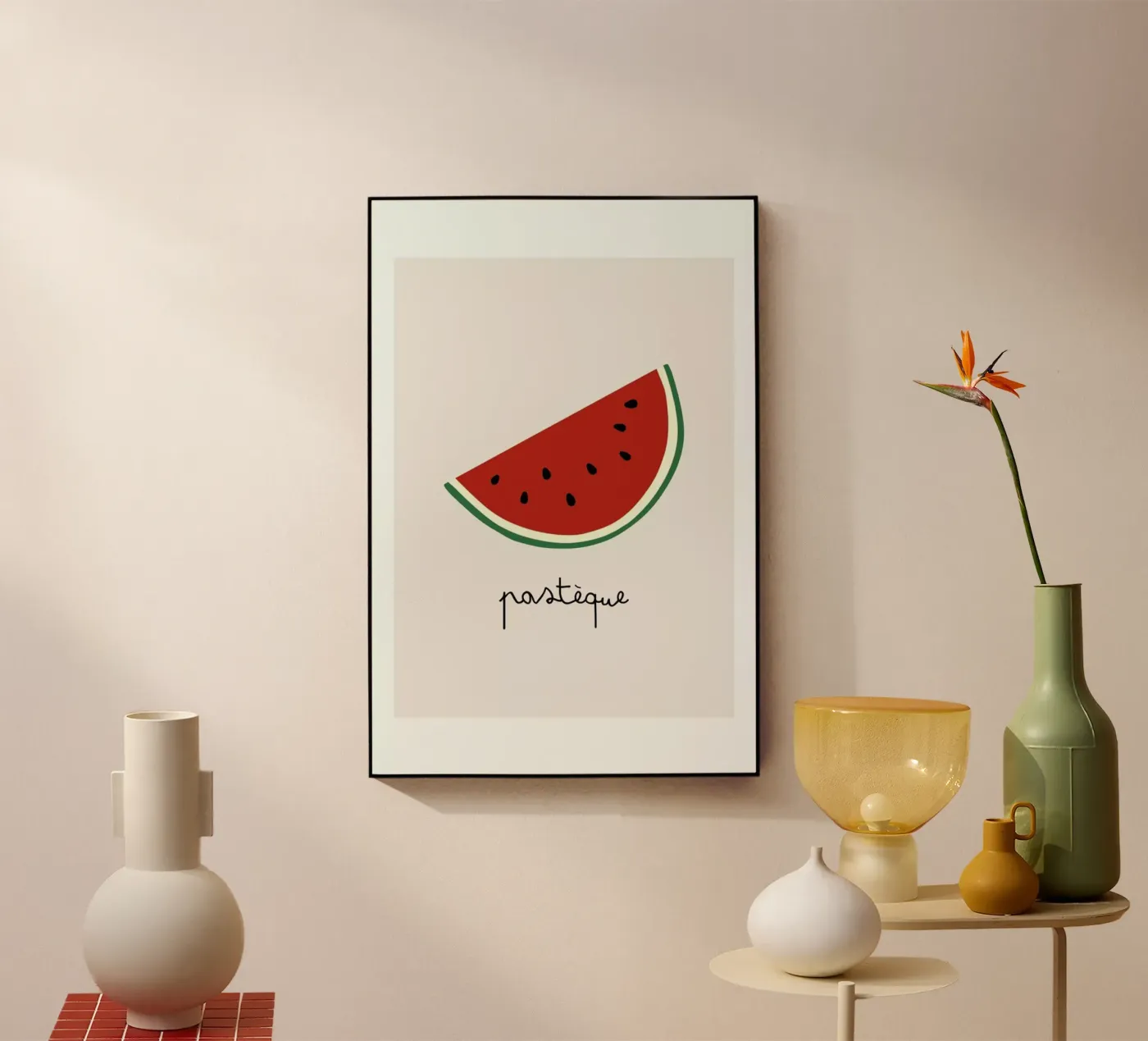 Pasteque plexiglass da Mottos by Sinan Saydik