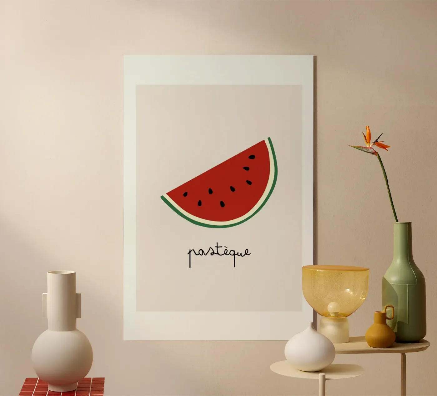 Pasteque plexiglass da Mottos by Sinan Saydik