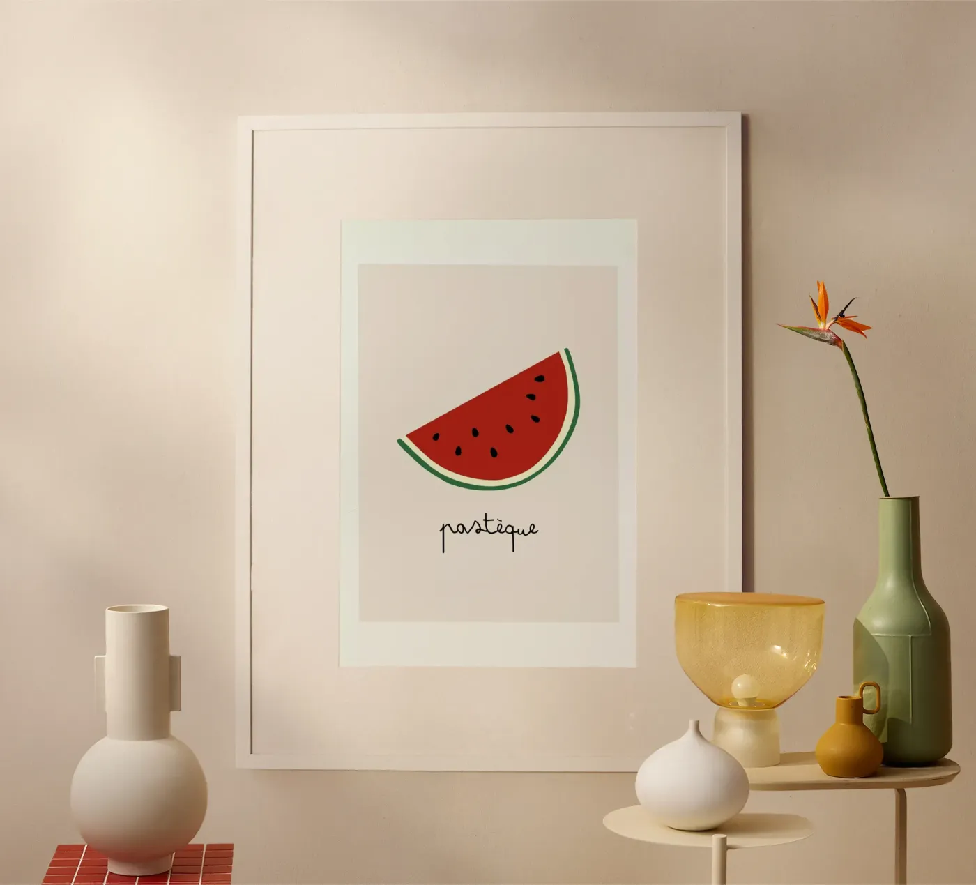 Pasteque poster by Mottos by Sinan Saydik