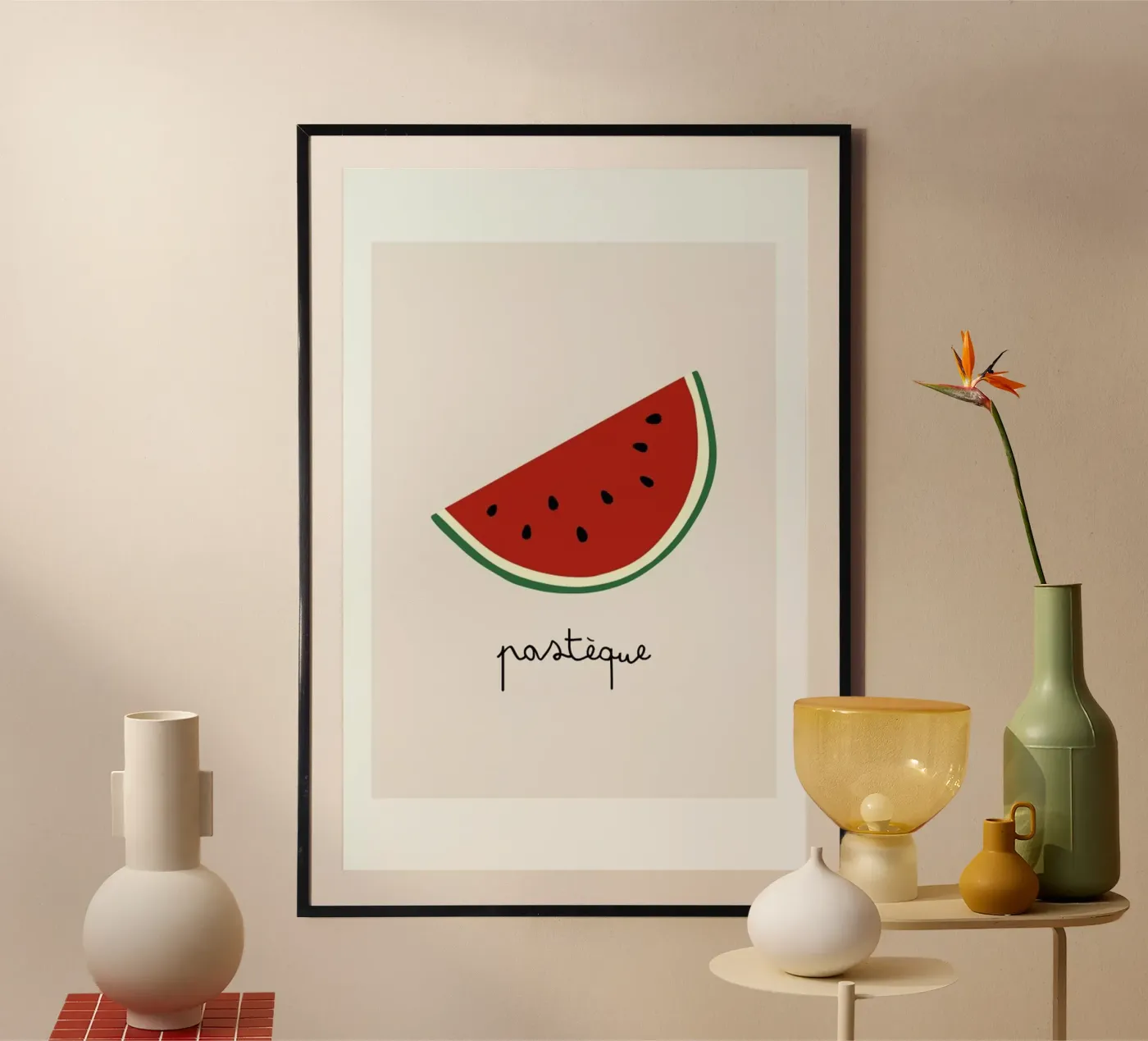 Pasteque poster by Mottos by Sinan Saydik