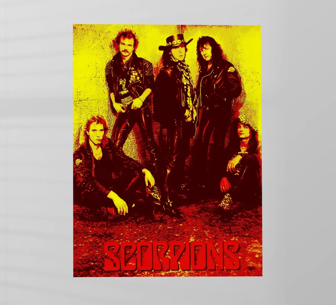 Scorpions Band Art pellicola backlit da vanhesling