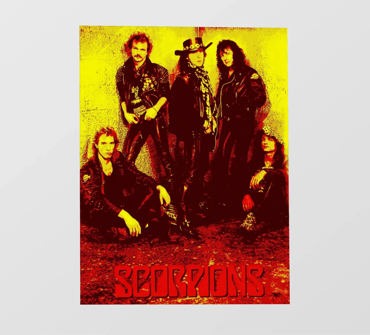 Scorpions Band Art pellicola backlit da vanhesling