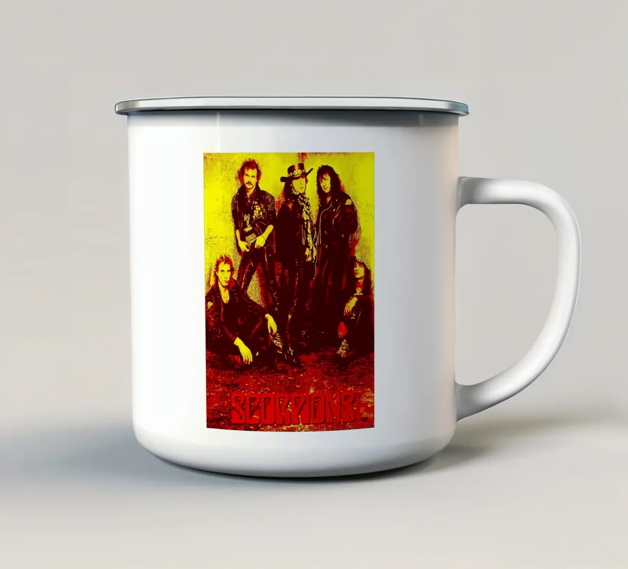 Scorpions Band Art tazza in smalto da vanhesling