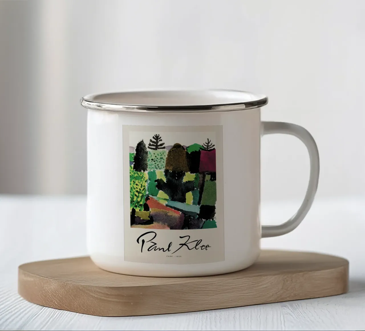 Klee - Park tazza in smalto da Vintage by JUNIQE