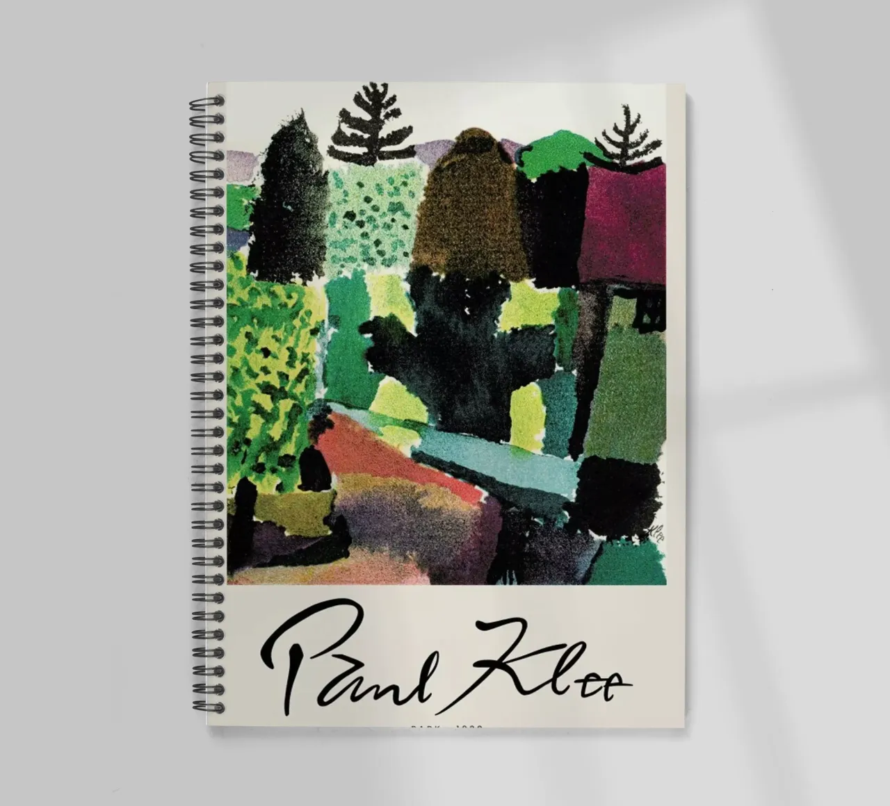 Klee - Park spiral notebook by Vintage by JUNIQE