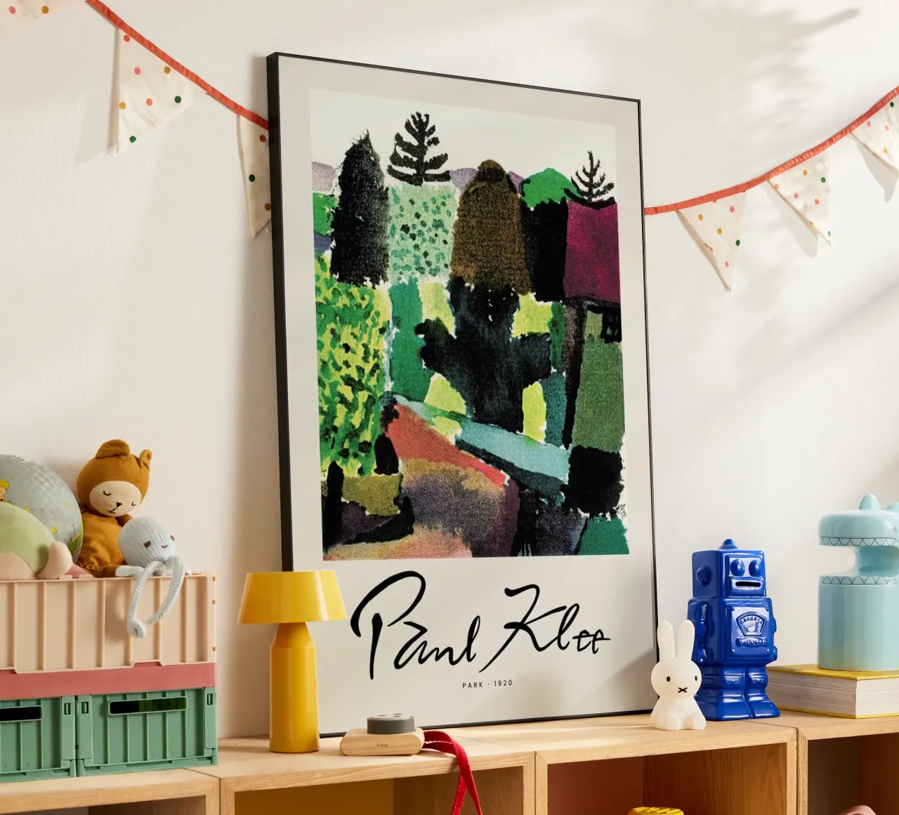Klee - Park alluminio dibond da Vintage by JUNIQE