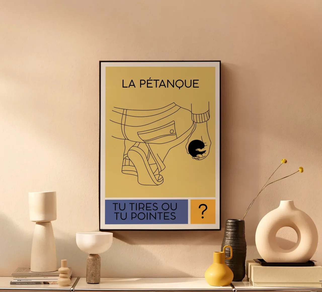 La pétanque - multicolore plexiglass da Idées & Création