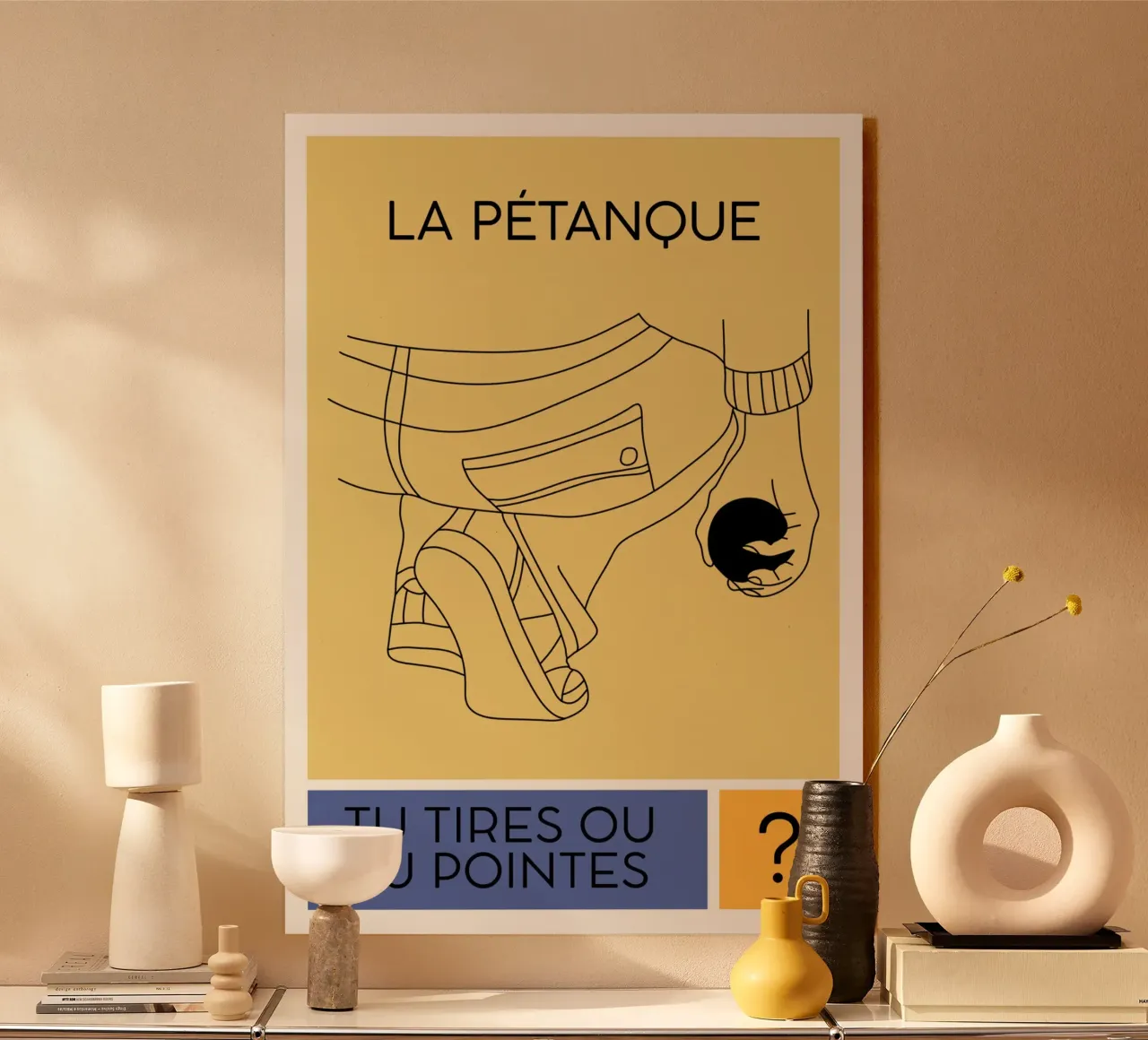 La pétanque - multicolore plexiglass da Idées & Création