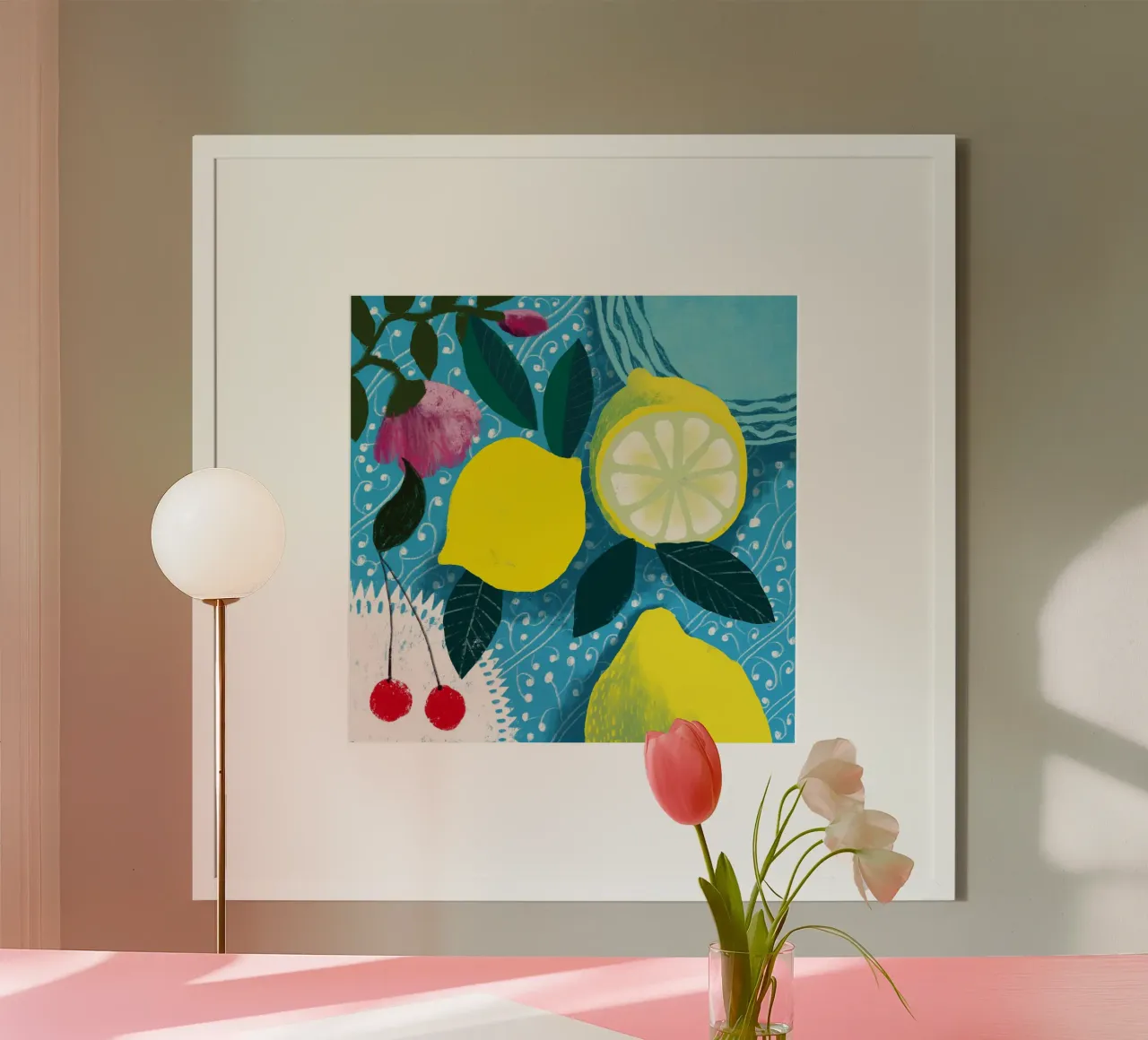 Limone e ciliegie poster da MiraParadies