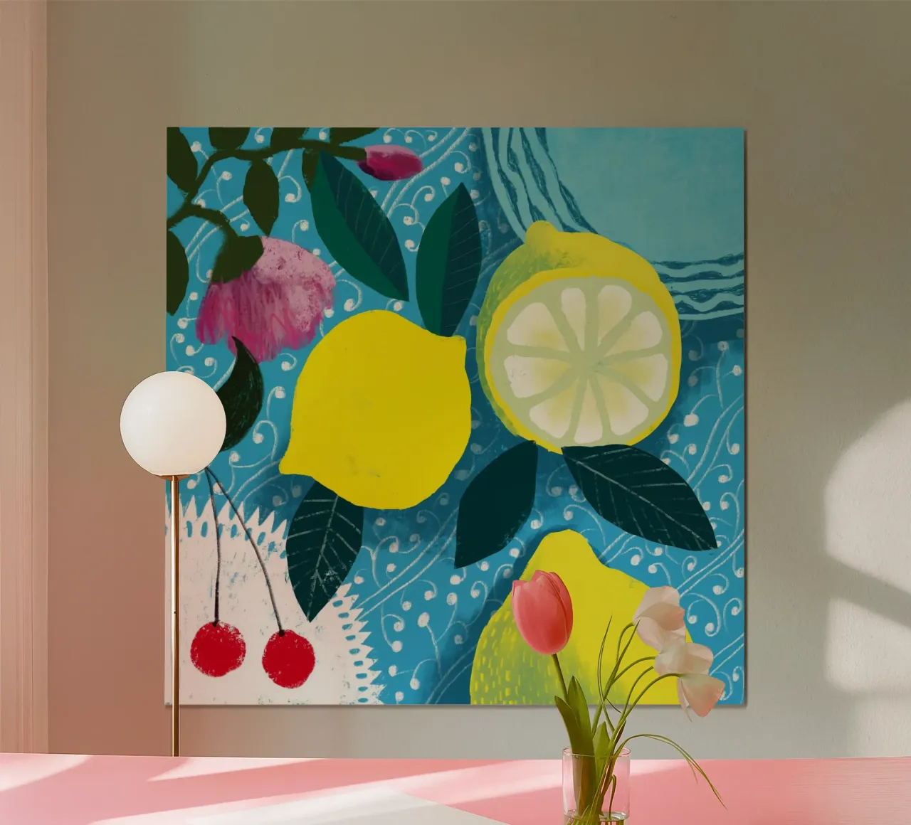 Limone e ciliegie poster da MiraParadies