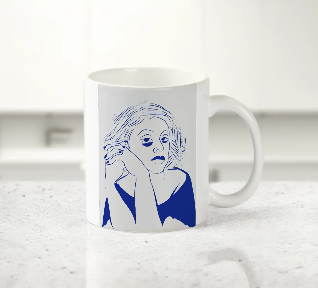 Schlaflosigkeit 9 Keramik Tasse von Little Dean