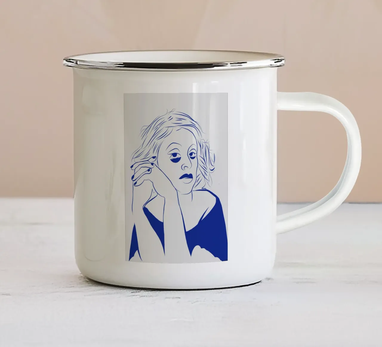 Insonnia 9 tazza in smalto da Little Dean