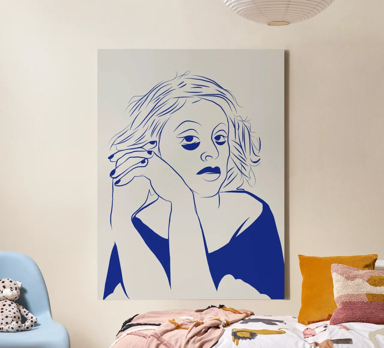 Insomnia 9 canvas with Floater frame by Little Dean