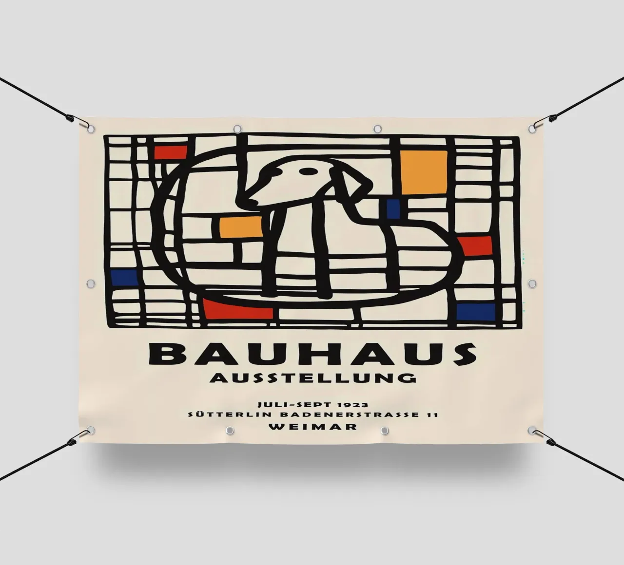 Bauhaus telo in pvc da Brooke