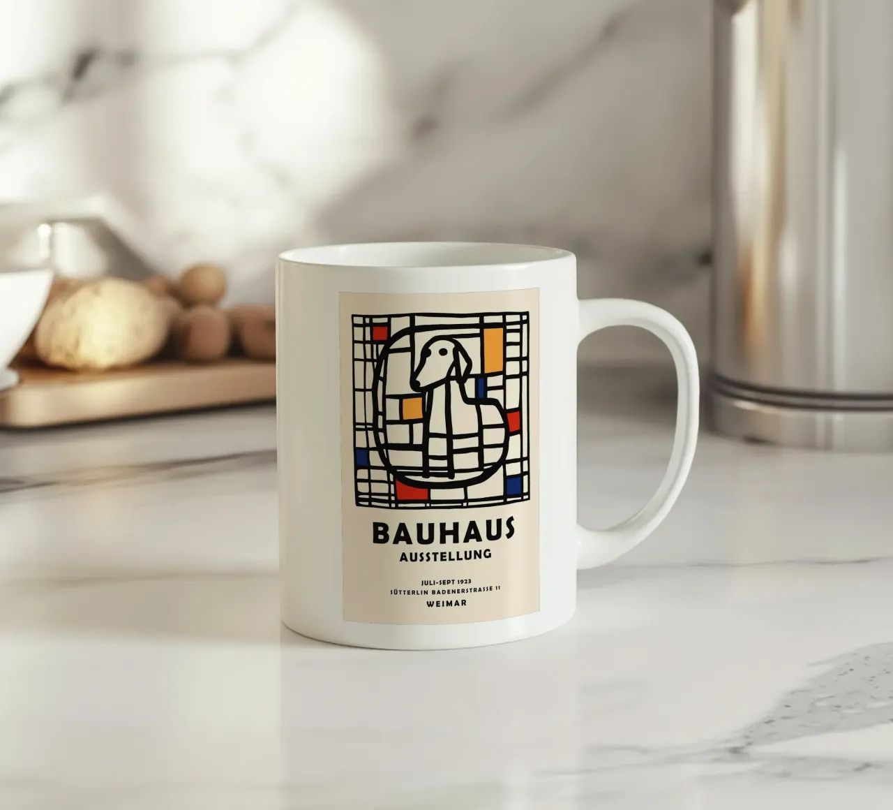 Bauhaus tazza in ceramica da Brooke