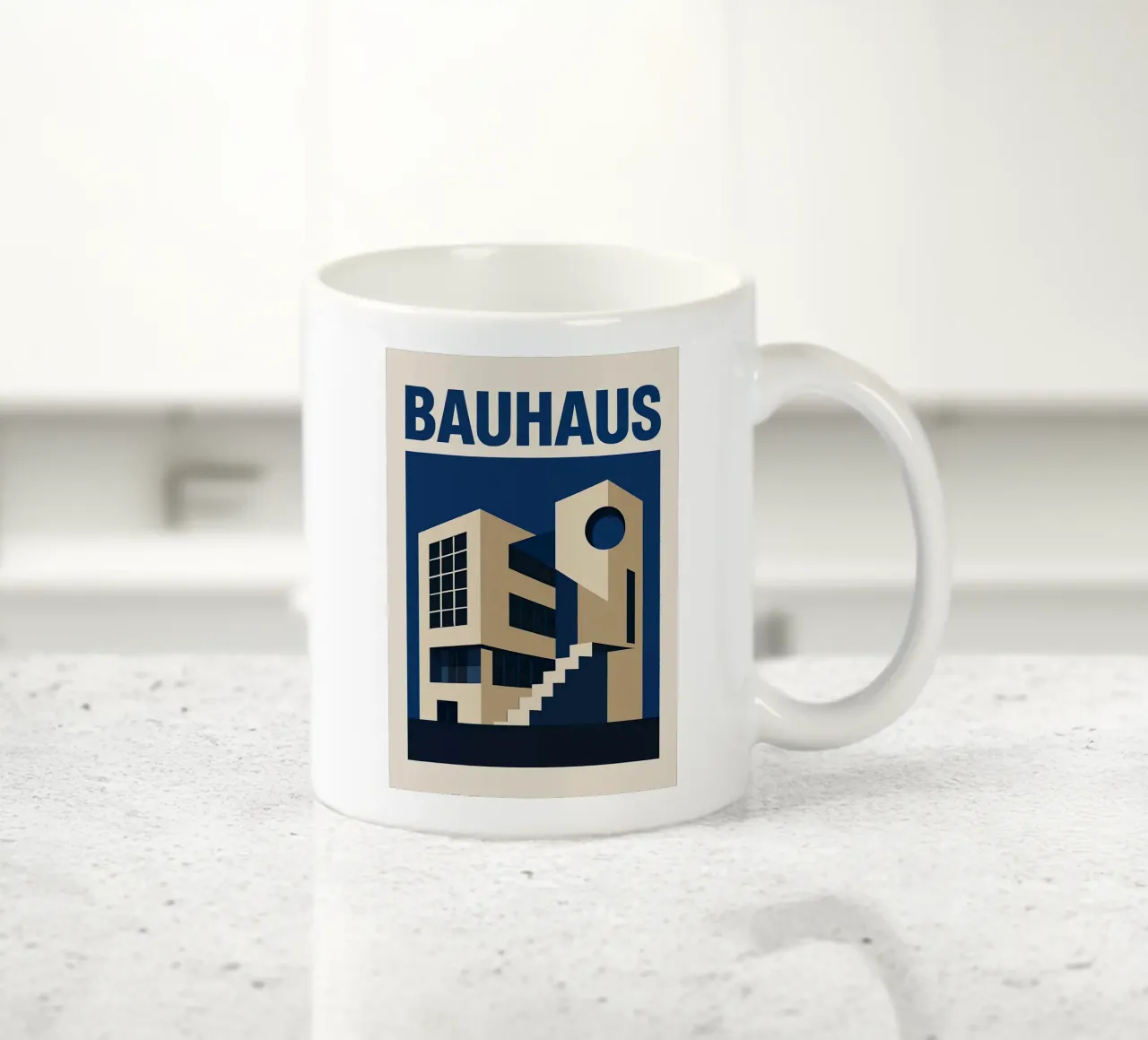 Bauhaus keramische mok van Brooke