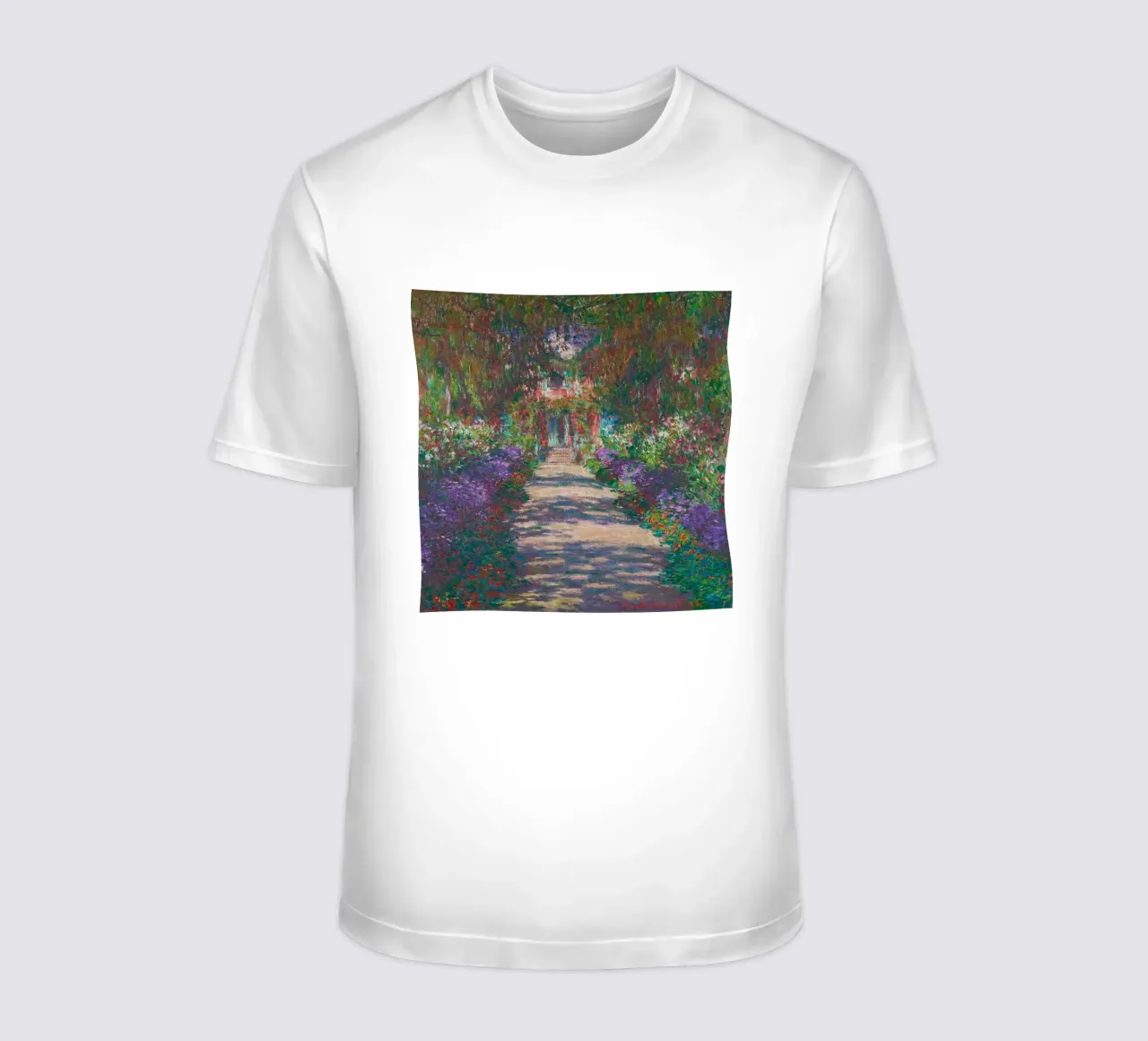 Il sentiero di Claude Monet nel Giardino di Monet a Giverny t-shirt da Art History