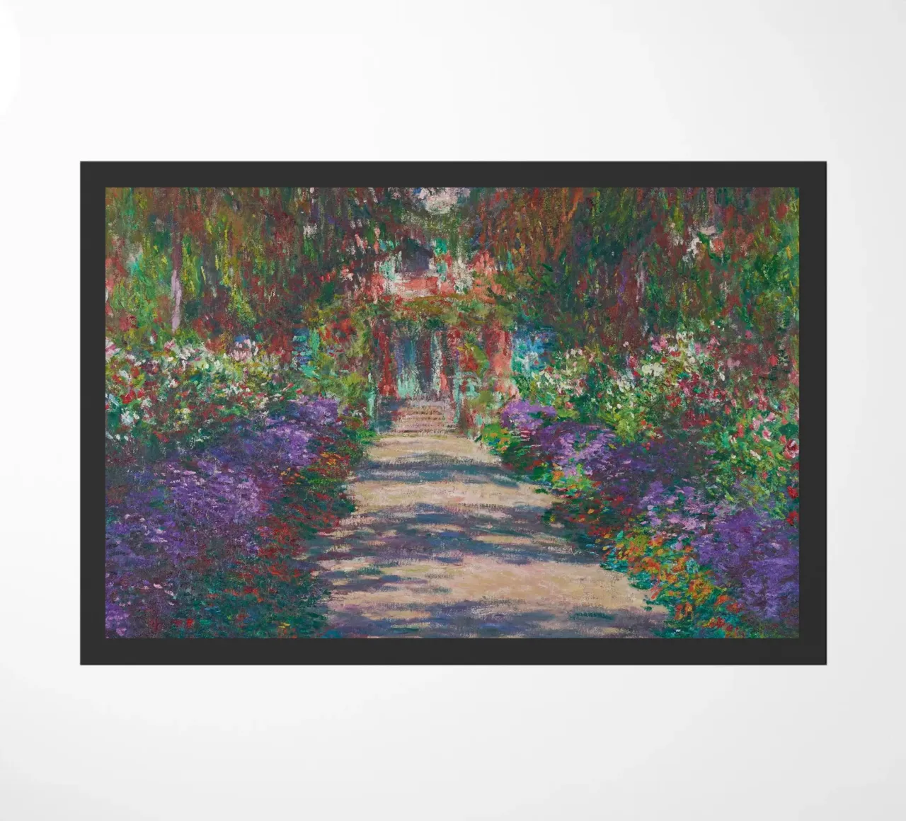 Il sentiero di Claude Monet nel Giardino di Monet a Giverny zerbino da Art History