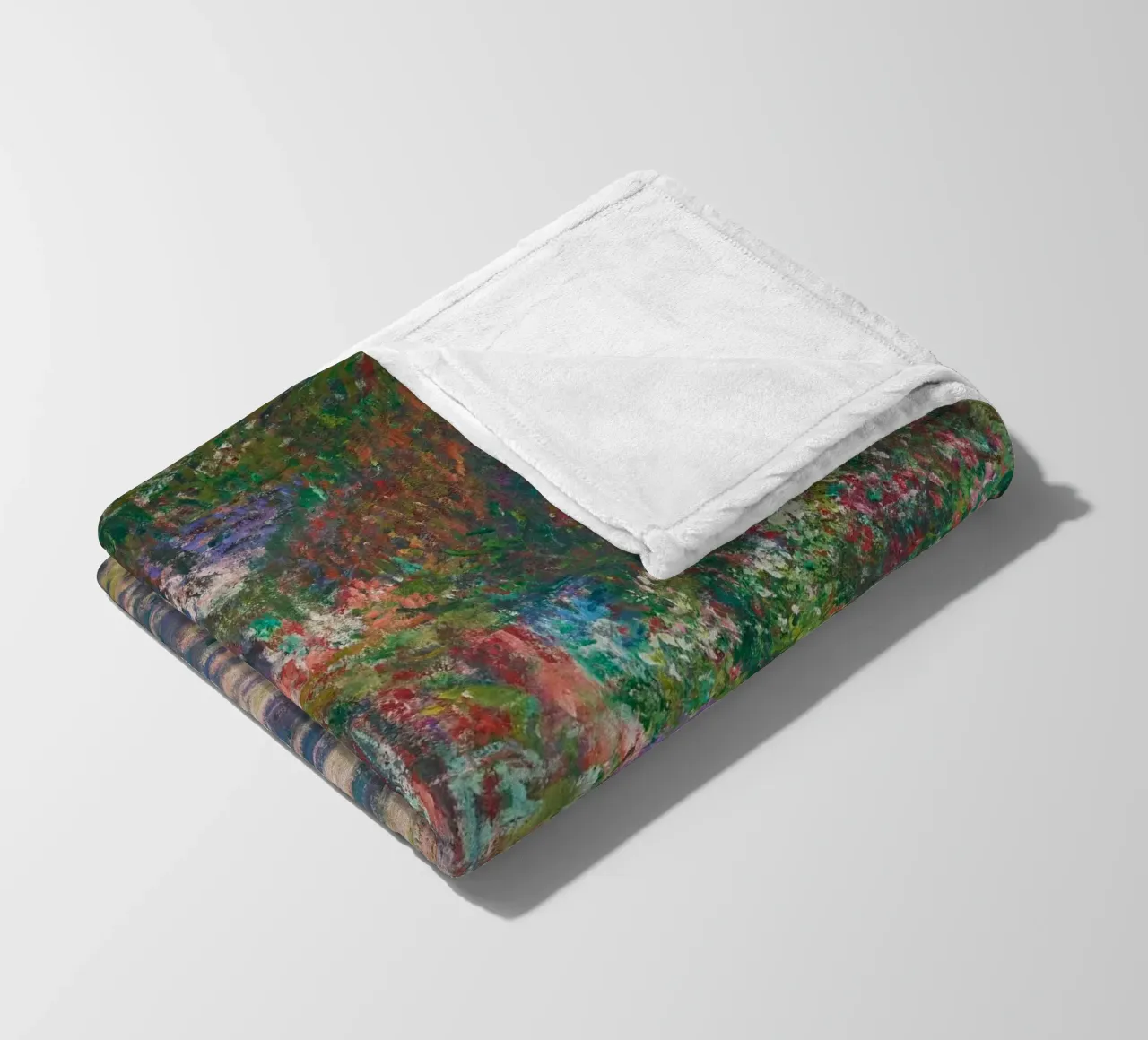 Il sentiero di Claude Monet nel Giardino di Monet a Giverny coperta in pile da Art History