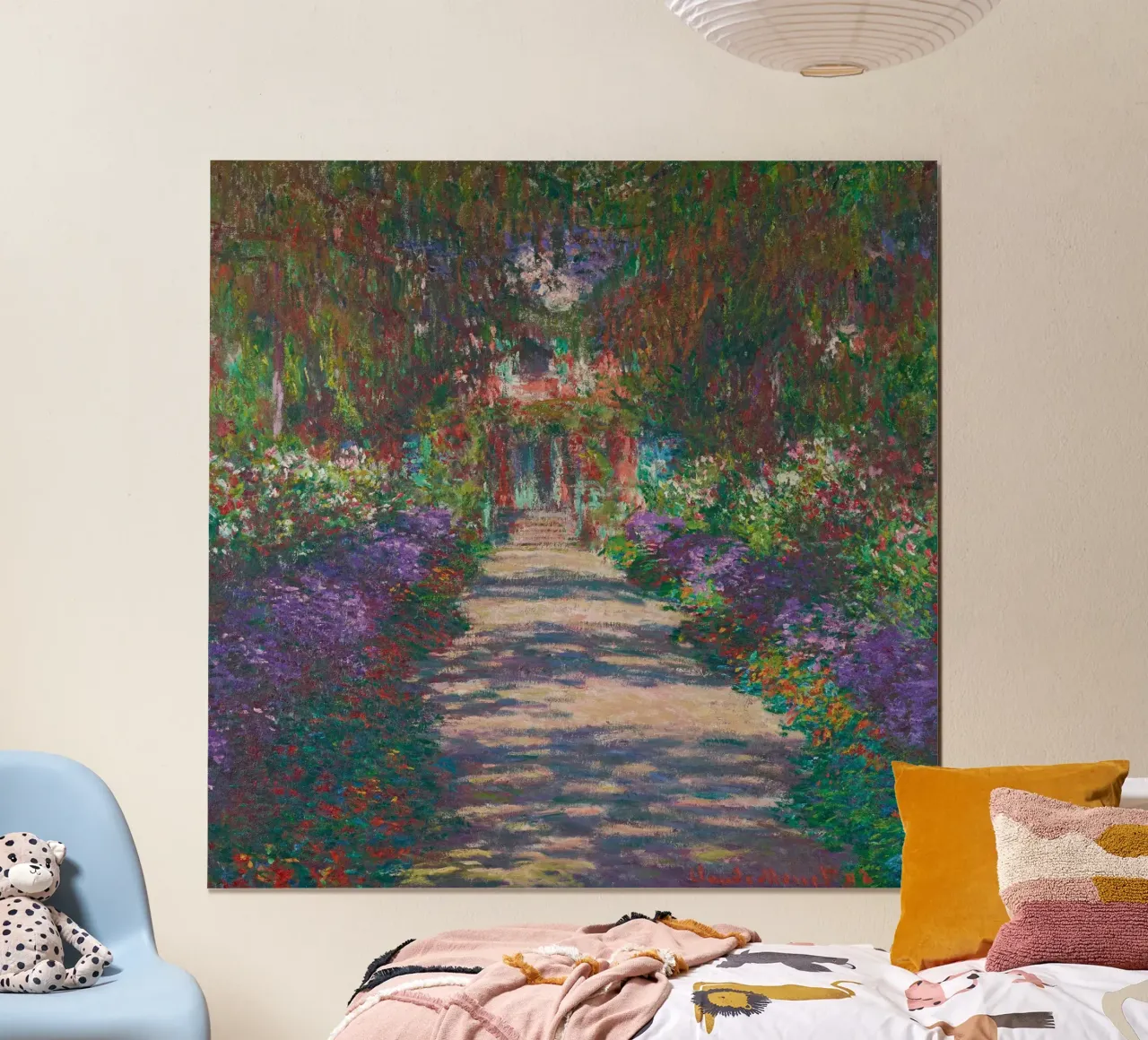Claude Monet’s Pathway in Monet’s Garden at Giverny hahnemühle by Art History