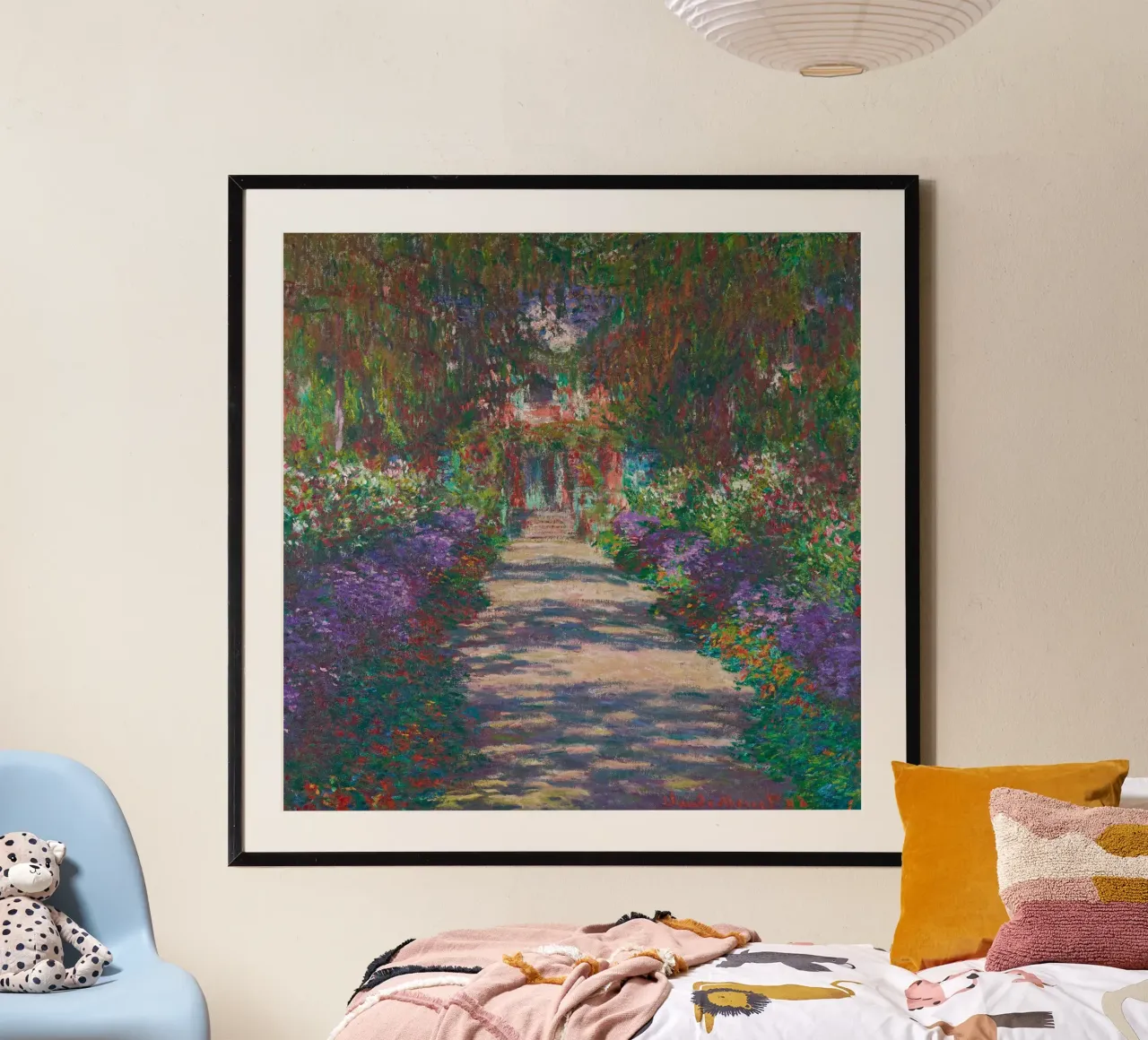 Claude Monet’s Pathway in Monet’s Garden at Giverny hahnemühle by Art History