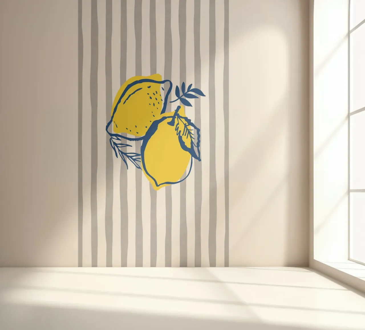 Lemons fotobehang van IamHomeStudio