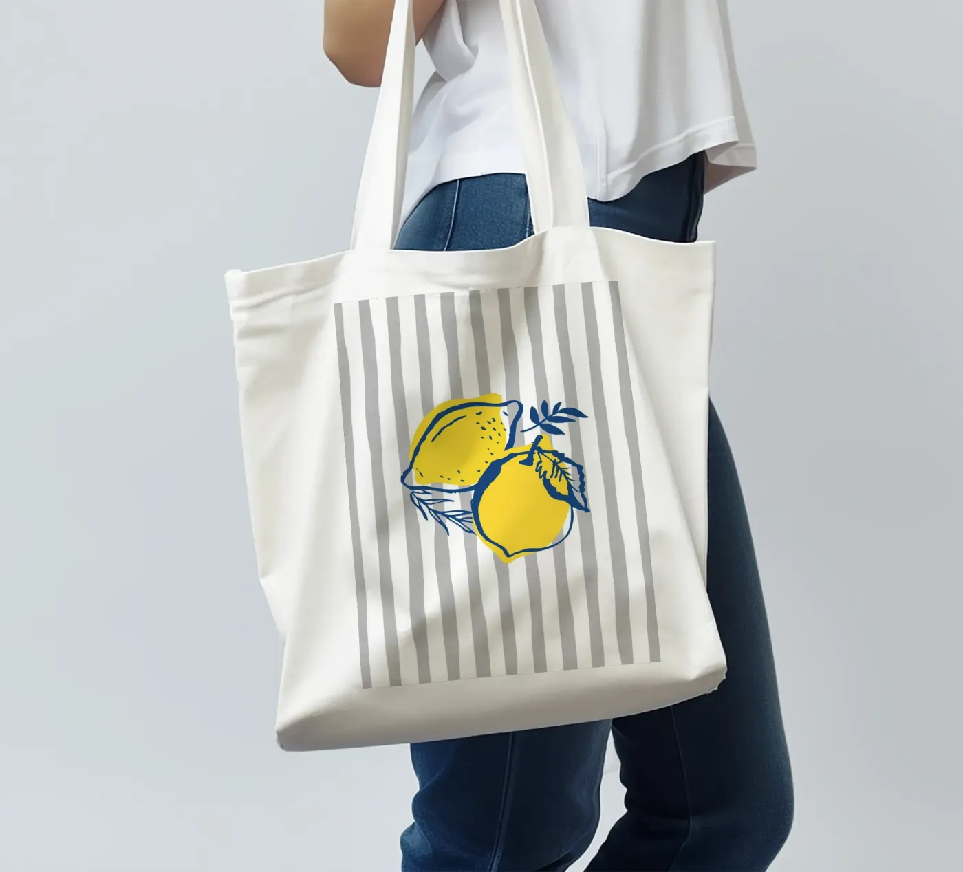 Lemons tote bag by IamHomeStudio