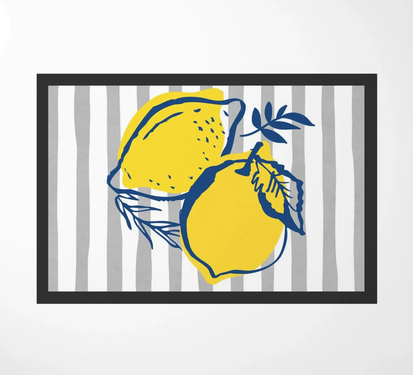 Citroenen deurmat van IamHomeStudio