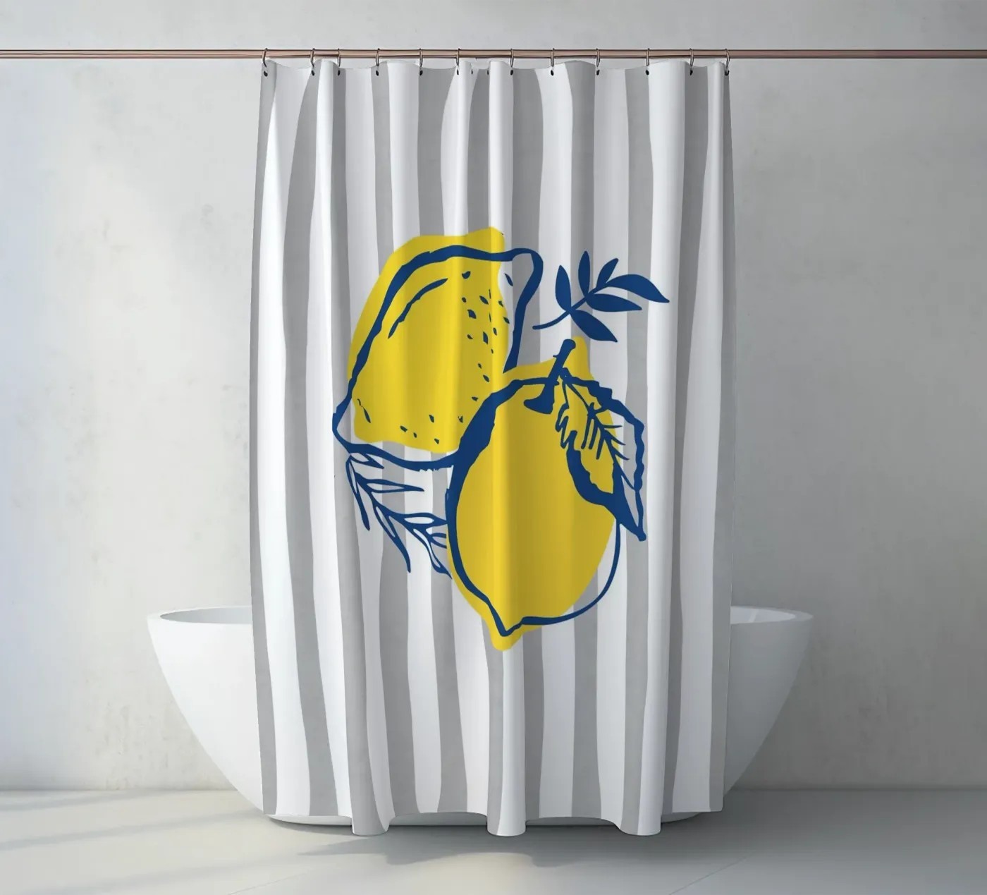 Zitronen Duschvorhang von IamHomeStudio