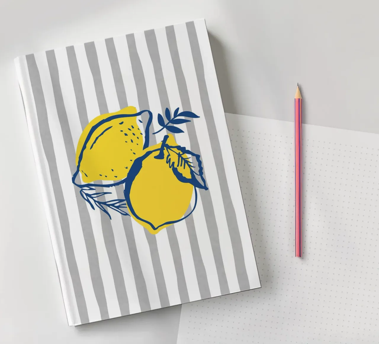 Lemons notebook by IamHomeStudio