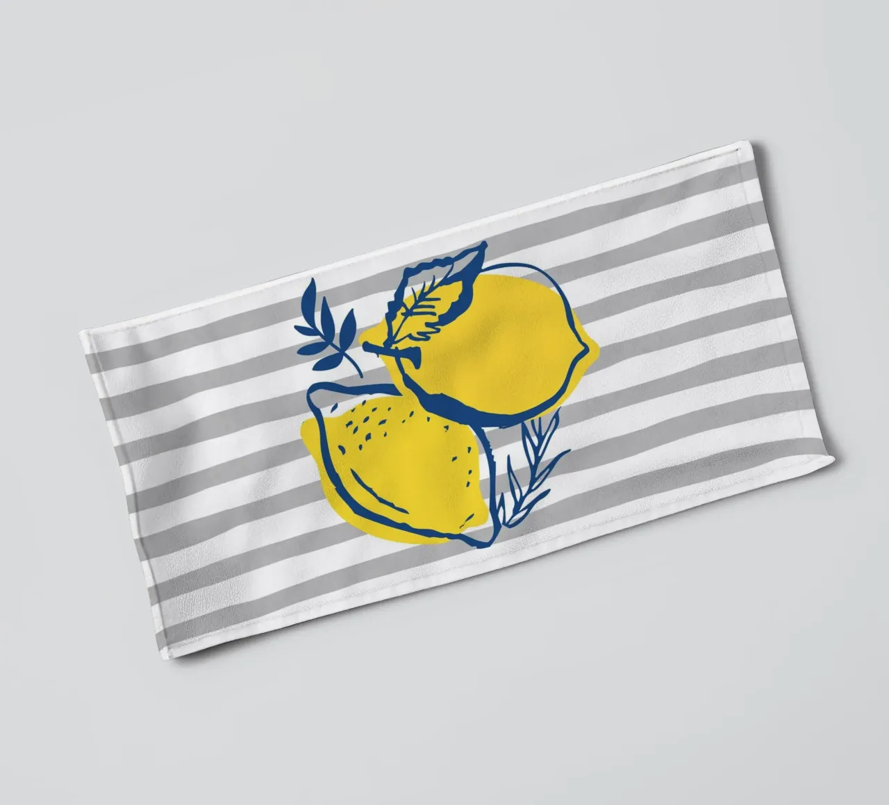 Lemons towel by IamHomeStudio