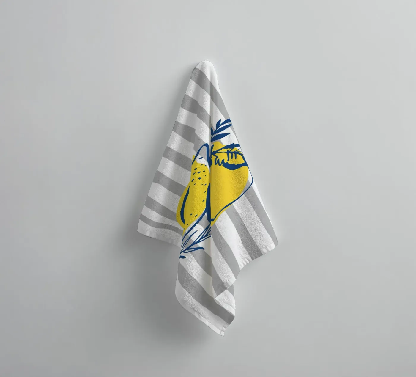 Lemons towel by IamHomeStudio