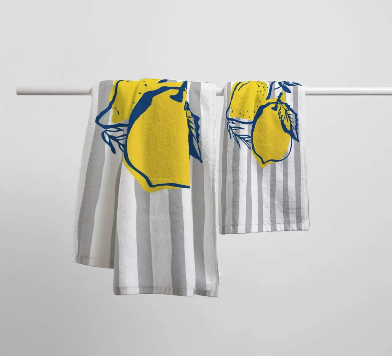 Lemons towel by IamHomeStudio