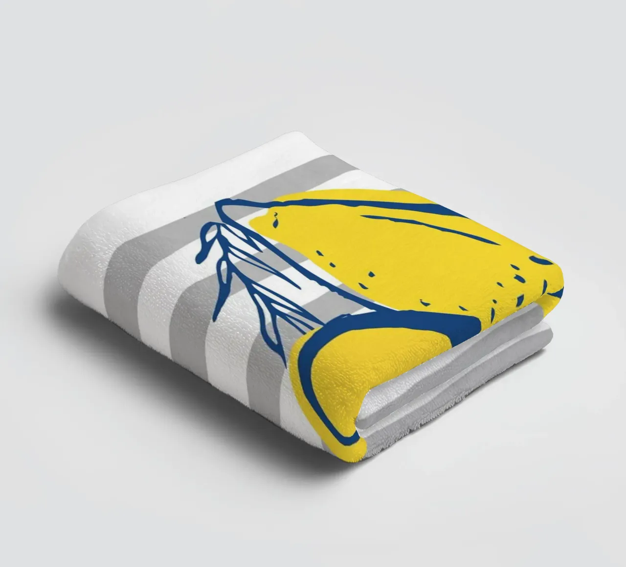 Lemons towel by IamHomeStudio