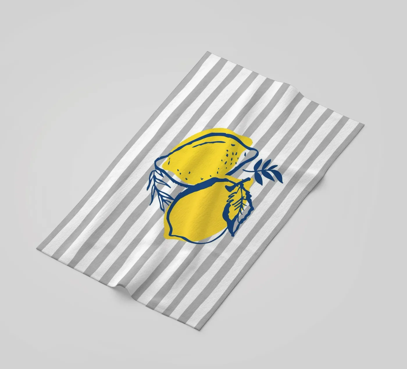 Citroenen strandhanddoek van IamHomeStudio