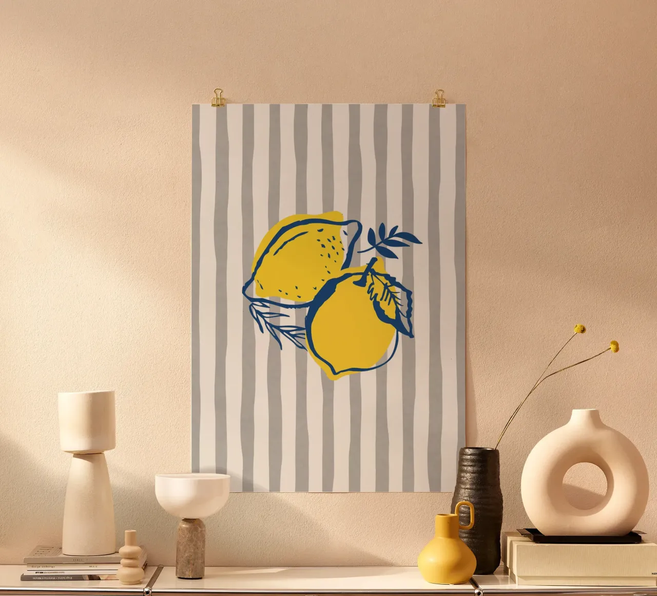 Lemons poster by IamHomeStudio