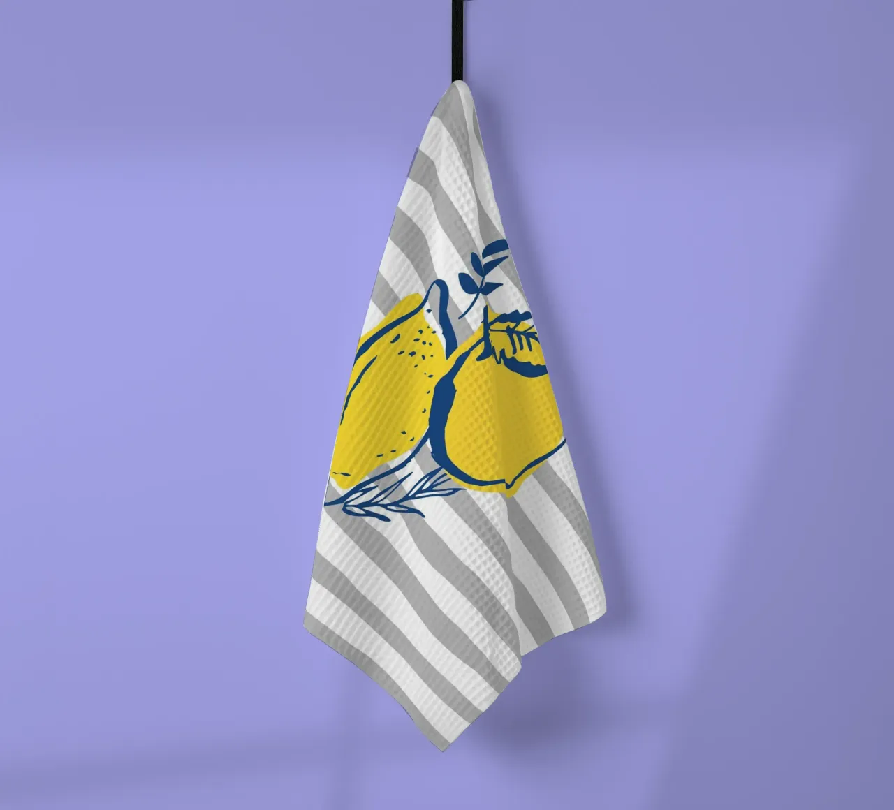Limoni canovaccio da cucina da IamHomeStudio