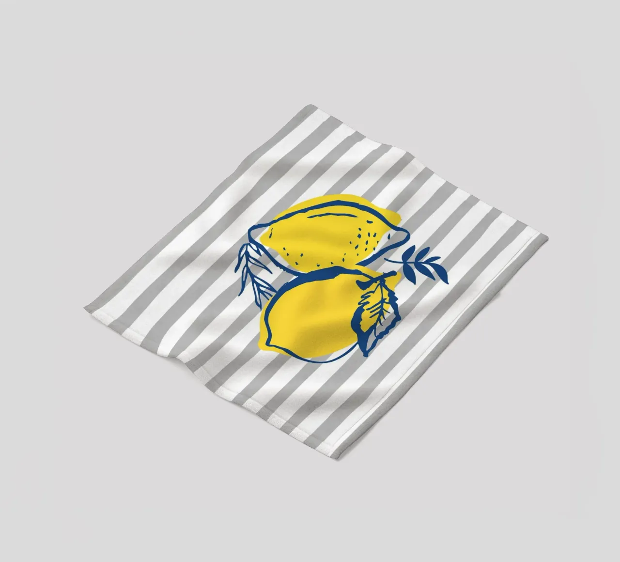 Lemons fleece blanket by IamHomeStudio