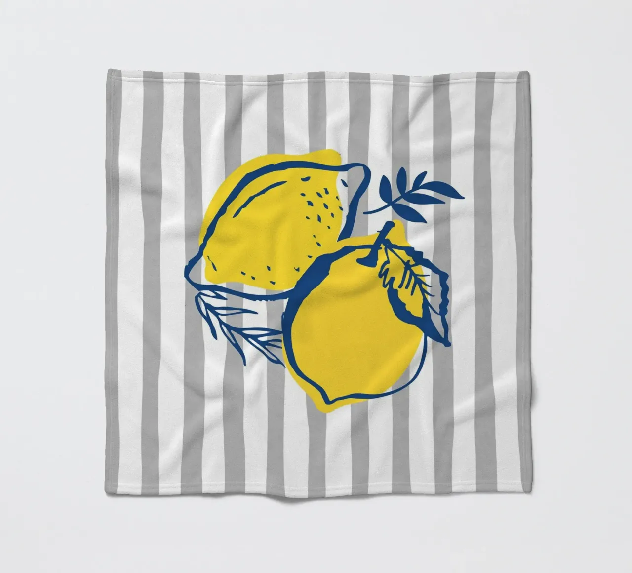 Lemons fleece blanket by IamHomeStudio