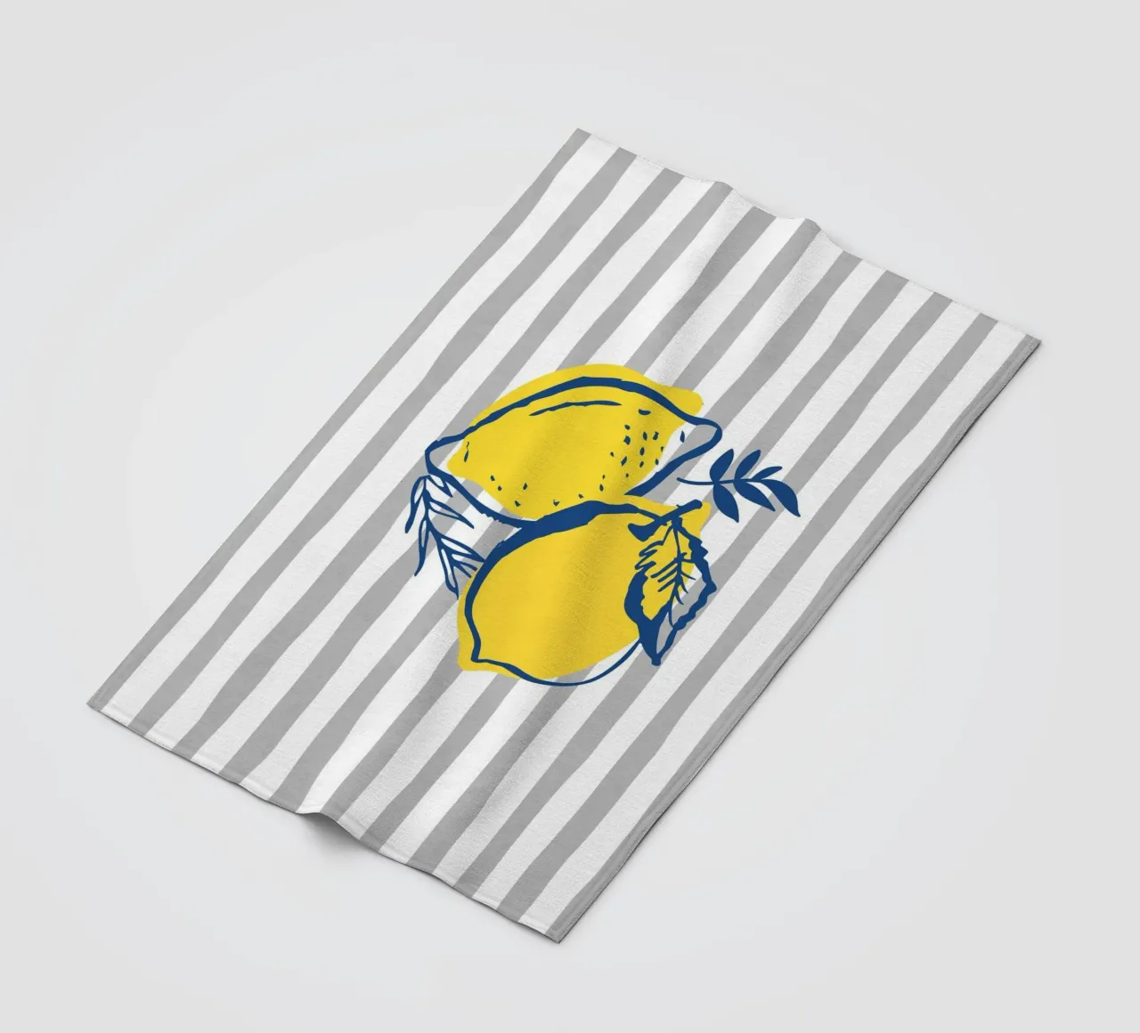 Lemons fleece blanket by IamHomeStudio