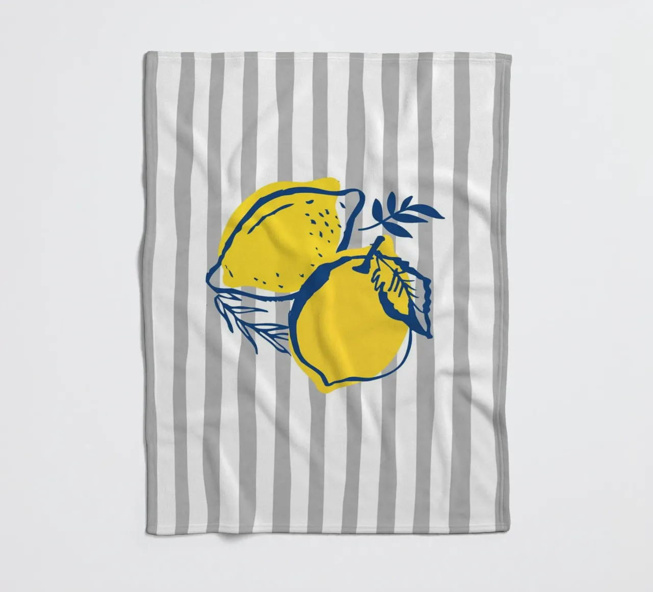 Lemons fleece blanket by IamHomeStudio