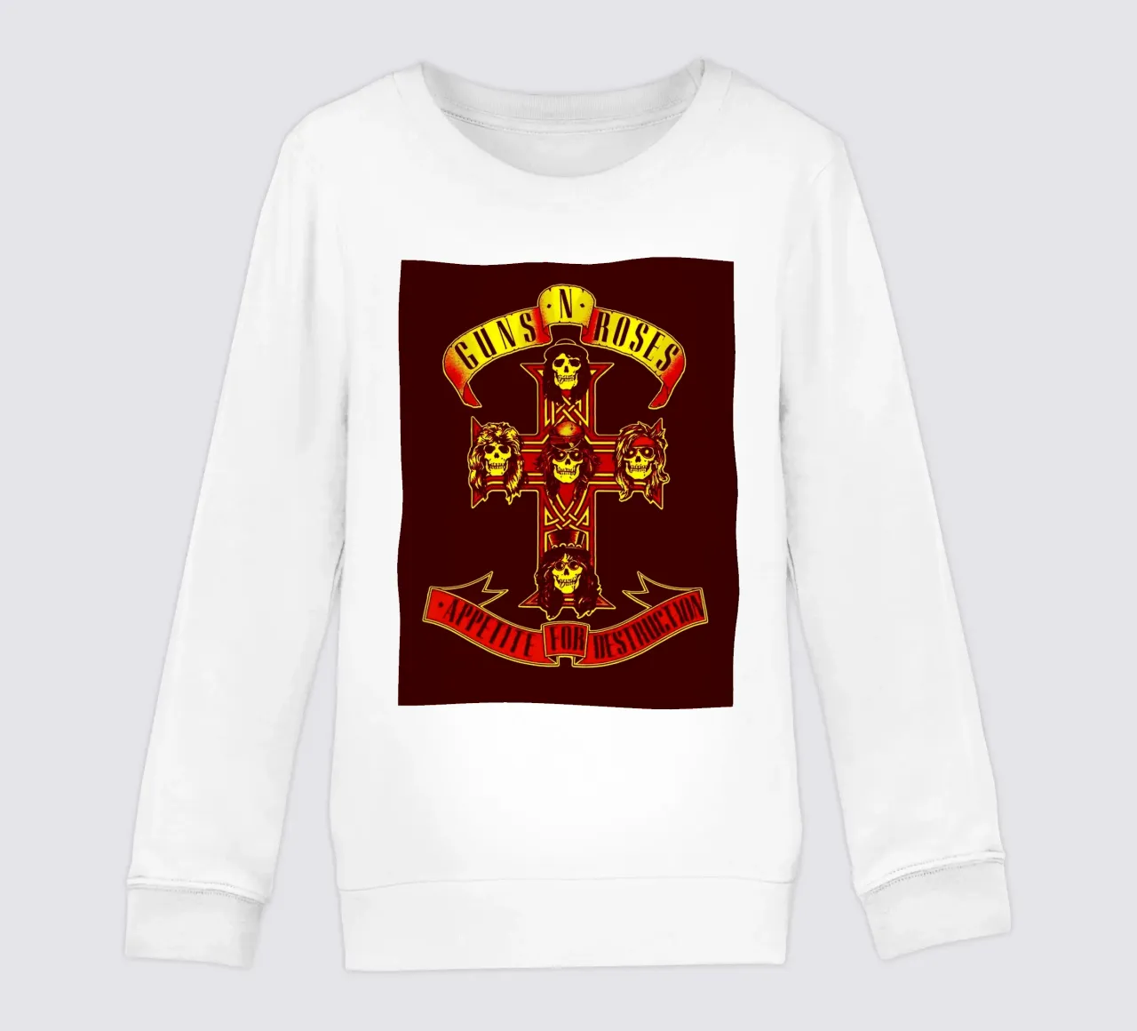 Guns N' Roses Band Art felpa bambino da vanhesling