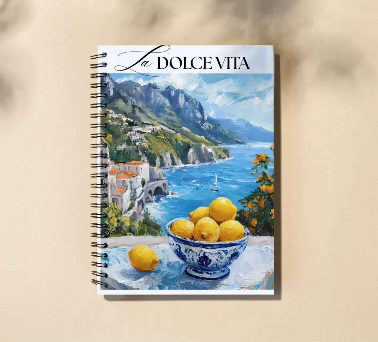 Zitronen mit Mittelmeerblick Ringbuch von IamHomeStudio