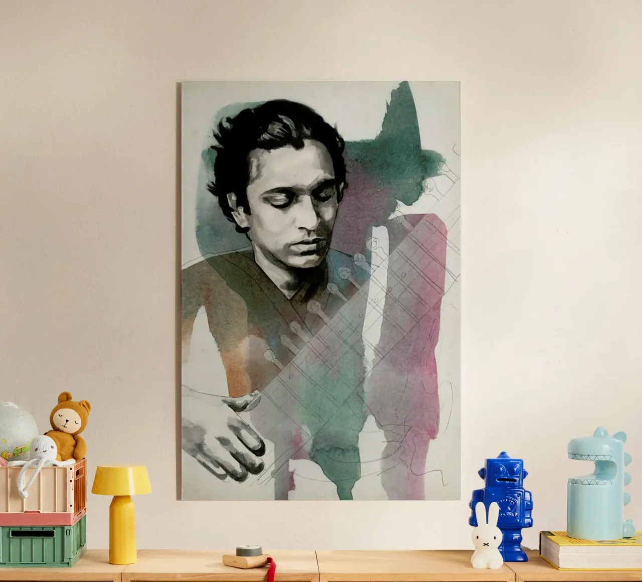 Ravi Shankar plexiglass da David Diehl