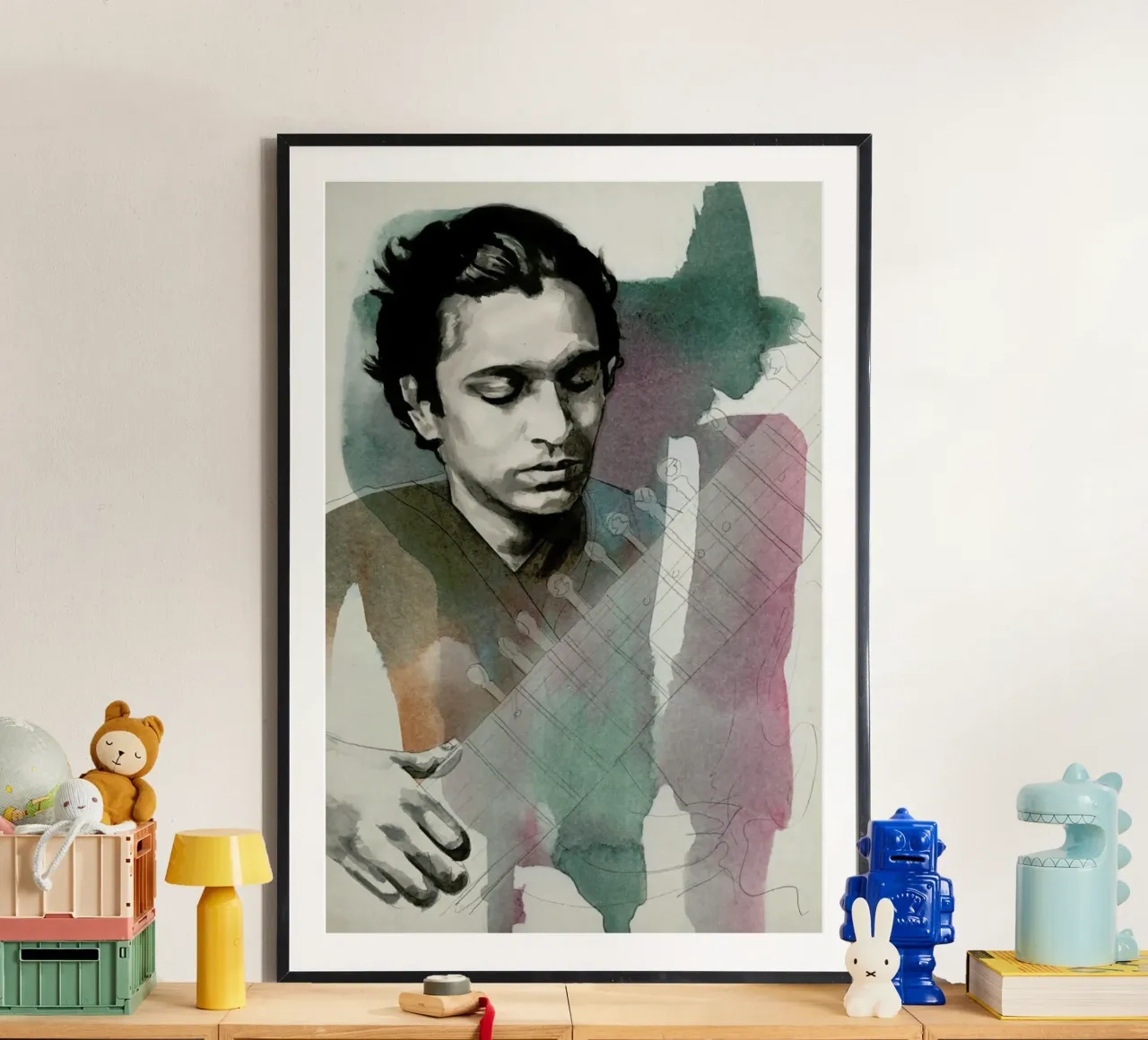 Ravi Shankar carta hahnemühle da David Diehl